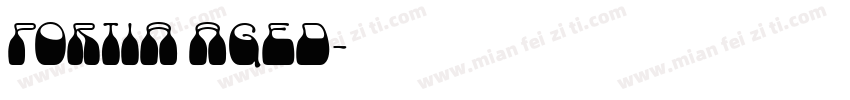 Portia Aged字体转换